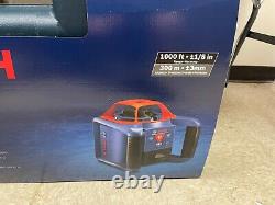 Bosch GRL1000-20HVK Red 1000 ft. Self-Leveling Rotary Laser System with Case NEW