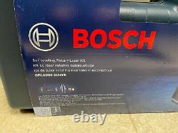 Bosch GRL1000-20HVK Red 1000 ft. Self-Leveling Rotary Laser System with Case NEW