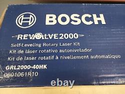 Bosch GRL2000-40HK REVOLVE2000 Self-Leveling Horizontal Rotary Laser Kit