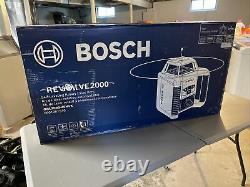 Bosch GRL2000-40HK REVOLVE 2000 Self-Leveling Horizontal Rotary Laser Kit New