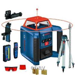 Bosch GRL2000-40HVK Self-Leveling Dual Slope Horiz/Vert Rotary Laser 2000ft