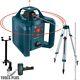 Bosch Grl245hvck 800' Dual-axis Self-leveling Reconditioned Rotary Laser