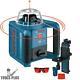 Bosch Grl300hv Self-leveling Rotary Laser With Layout Beam New