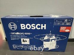 Bosch GRL4000-80CHVK 18V REVOLVE4000 Connected Rotary Laser with 4ah CORE Batt