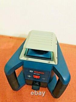 Bosch GRL400H self leveling rotary laser with case and spectra receiver hr320
