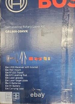 Bosch GRL80020HVK Self Leveling 800ft Rotary Laser Kit