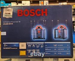 Bosch GRL80020HVK Self Leveling 800ft Rotary Laser Kit EUC NEW FAST SHIPPING