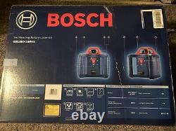 Bosch GRL80020HVK Self Leveling 800ft Rotary Laser Kit NEW IN BOX