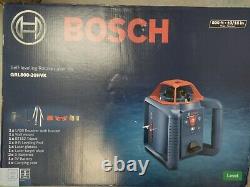 Bosch (GRL800-20HVK) Self Leveling 800ft Rotary Laser Kit Brand new