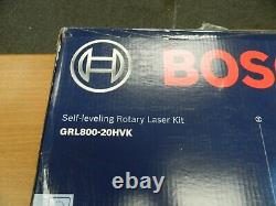 Bosch GRL800-20HVK Self-Leveling Rotary Laser Level Kit 800ft BRAND NEW