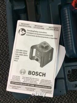 Bosch GRL800-20HV Self Leveling 800ft Rotary Laser Kit with Hard Case (LIN023161)