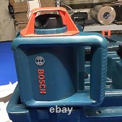 Bosch GRL800-20HV Self Leveling 800ft Rotary Laser lr30 receiver in case