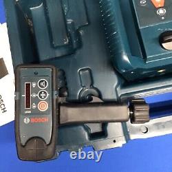 Bosch GRL800-20HV Self Leveling 800ft Rotary Laser lr30 receiver in case