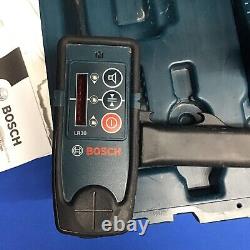 Bosch GRL800-20HV Self Leveling 800ft Rotary Laser lr30 receiver in case