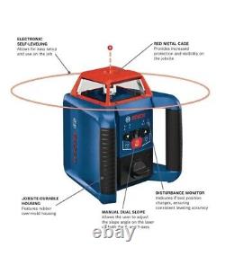 Bosch GRL 2000-40HVK Self-Leveling Horizontal/Vertical Rotary Laser Kit