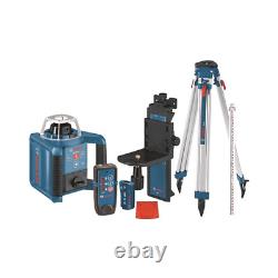 Bosch Grl300hvck Self-leveling Rotary Laser With Layout Beam Complete Kit