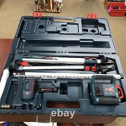 Bosch Professional GRL1000-20HV RED Rotary Laser Level Set