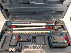 Bosch Professional GRL1000-20HV RED Rotary Laser Level Set