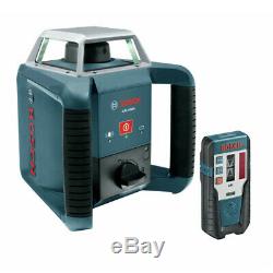 Bosch Self-Leveling Exterior Rotary Laser with Laser Receiver GRL400HRT Recon