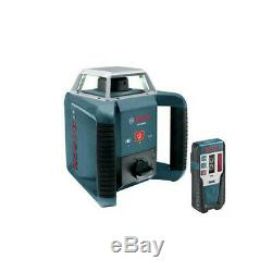 Bosch Self-Leveling Exterior Rotary Laser with Laser Receiver GRL400HRT Recon