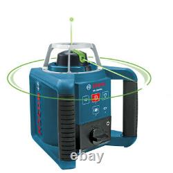 Bosch Self-Leveling Rotary Laser with Green Beam GRL300HVG Certified Refurbished
