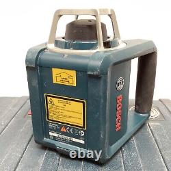 Bosch Self-Leveling Rotary Laser with Green Beam & Remote GRL300HVG