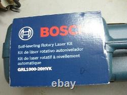 Brand New! Bosch GRL1000-20HVK Self-Leveling Rotary Laser System