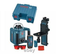 Brand New Bosch GRL 300 HVD Rotary Laser with Receiver, Tripod and 8ft Rod