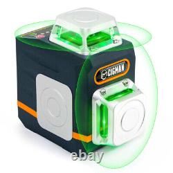 CIGMAN 8lines Self Leveling Rotary Cross Line Laser Level with Remote Controller