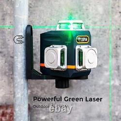 CIGMAN CM701 3x360° Green Laser Level Cross Line Self Leveling for Construction