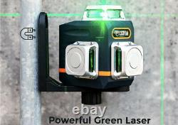 CIGMAN CM701 3x360° Green Laser Level Cross Line Self Leveling for Construction