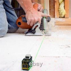 CIGMAN Green Laser Level Self Leveling 12 Lines 3D Rotary for DIY Construction
