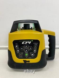 CPI CPI505G Industrial Green Beam Self-Leveling Rotary Laser Level Kit Hard Case