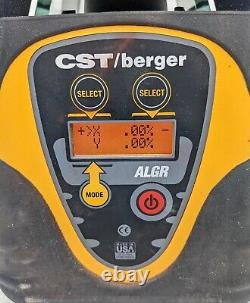 CST/Berger ALGR Self-Leveling Rotary Laser with LD440 Reciever, Remote, Case