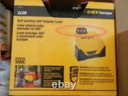 CST/Berger LL20 Self-Leveling 360-Degree Exterior Laser with LD3 Detector