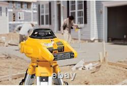 DEWALT CANADA 150 ft. Red Self-Leveling Rotary Laser Level Kit