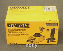 DEWALT DW074KD 100ft SELF LEVELING ROTARY LASER LEVEL KIT W CASE CLAMP