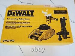 DEWALT DW074KD 150 ft Red Red Self-Leveling Rotary Laser Level SHIPS FREE