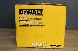 DEWALT DW074KD 150 ft. Self-Leveling Rotary Laser Level with Detector & Remote