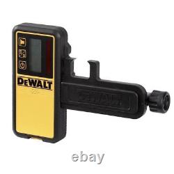 DEWALT Red Self-Leveling Rotary Laser Level With Detector, Battery, Charger/Case