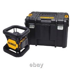 DEWALT Self-Leveling Rotary Laser 150 ft. With Detector + Battery + Charger + Case