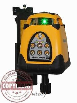 David White 3150g Green Self-leveling Rotary Laser Level, Topcon, Trimble, Spectra