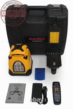 David White 3150g Green Self-leveling Rotary Laser Level, Topcon, Trimble, Spectra