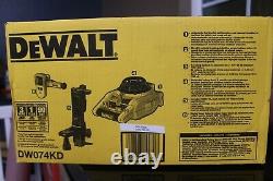 DeWALT DW074KD Interior & Exterior Self Leveling Rotary Laser with Accessories