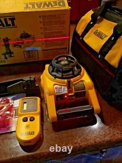 DeWALT DW074KD Interior & Exterior Self Leveling Rotary Laser with Accessories