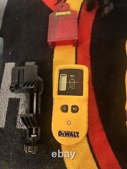 DeWALT DW074 Cordless Self Leveling Rotary Laser with DW0742 Laser Detector Kit