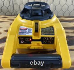 DeWALT DW074 Interior & Exterior Self Leveling Rotary Laser with Acc. Very Clean