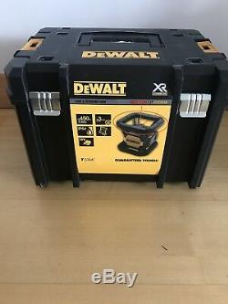 DeWalt DCE074D1R 18V XR Self Leveling Red Rotary Laser Kit 457m + Detector