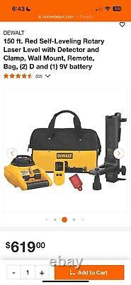 DeWalt DW074KD Heavy-Duty Self-Leveling Interior/Exterior Rotary Laser