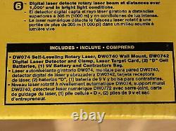 DeWalt DW074KD Heavy-Duty Self-Leveling Interior/Exterior Rotary Laser